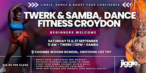 September Samba & Twerk Dance Fitness Classes  in Croydon | Coombe Wood School