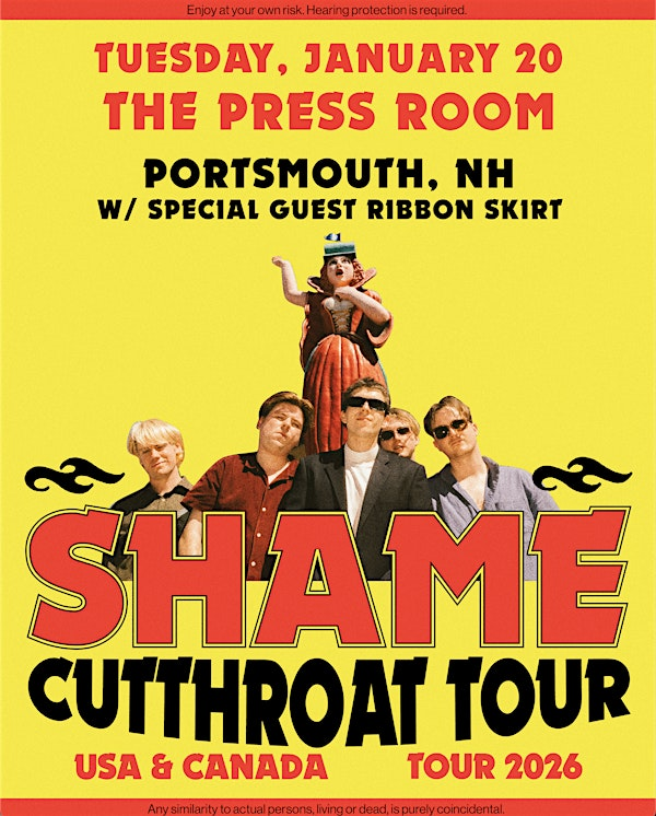 shame w/ Ribbon Skirt | The Press Room - Upstairs