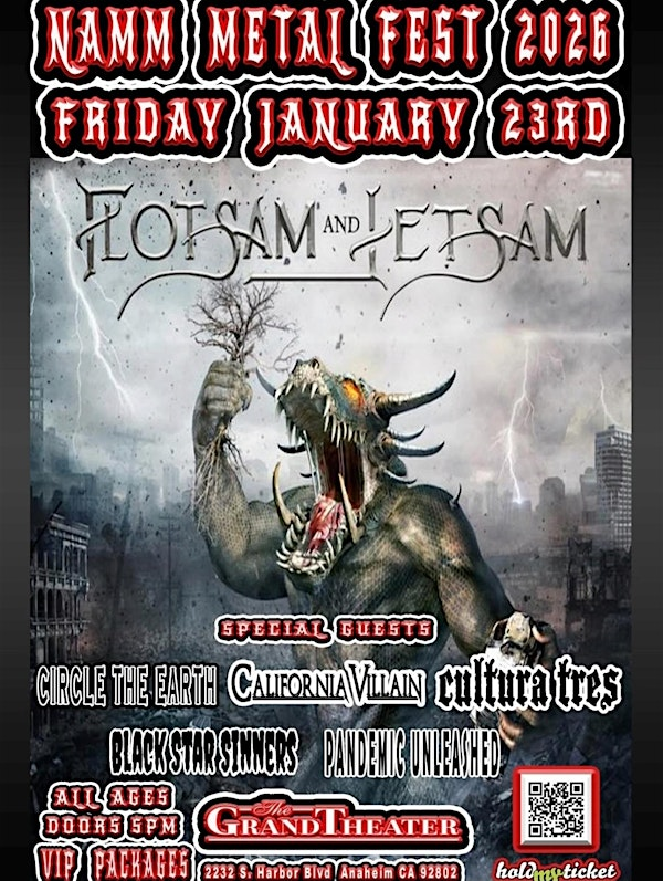 NAMM Metal Fest! California Villain open for Flotsam and Jetsam | The Grand Theater
