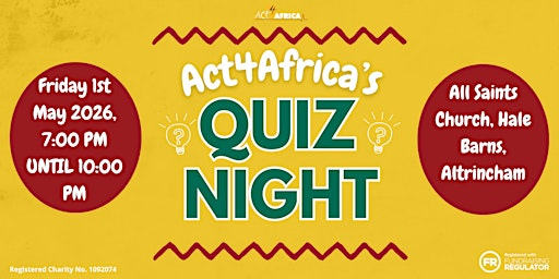 Act4Africa's Quiz Night | All Saints Church