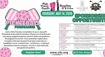 Pickleball Fundrasier | Woodside Club