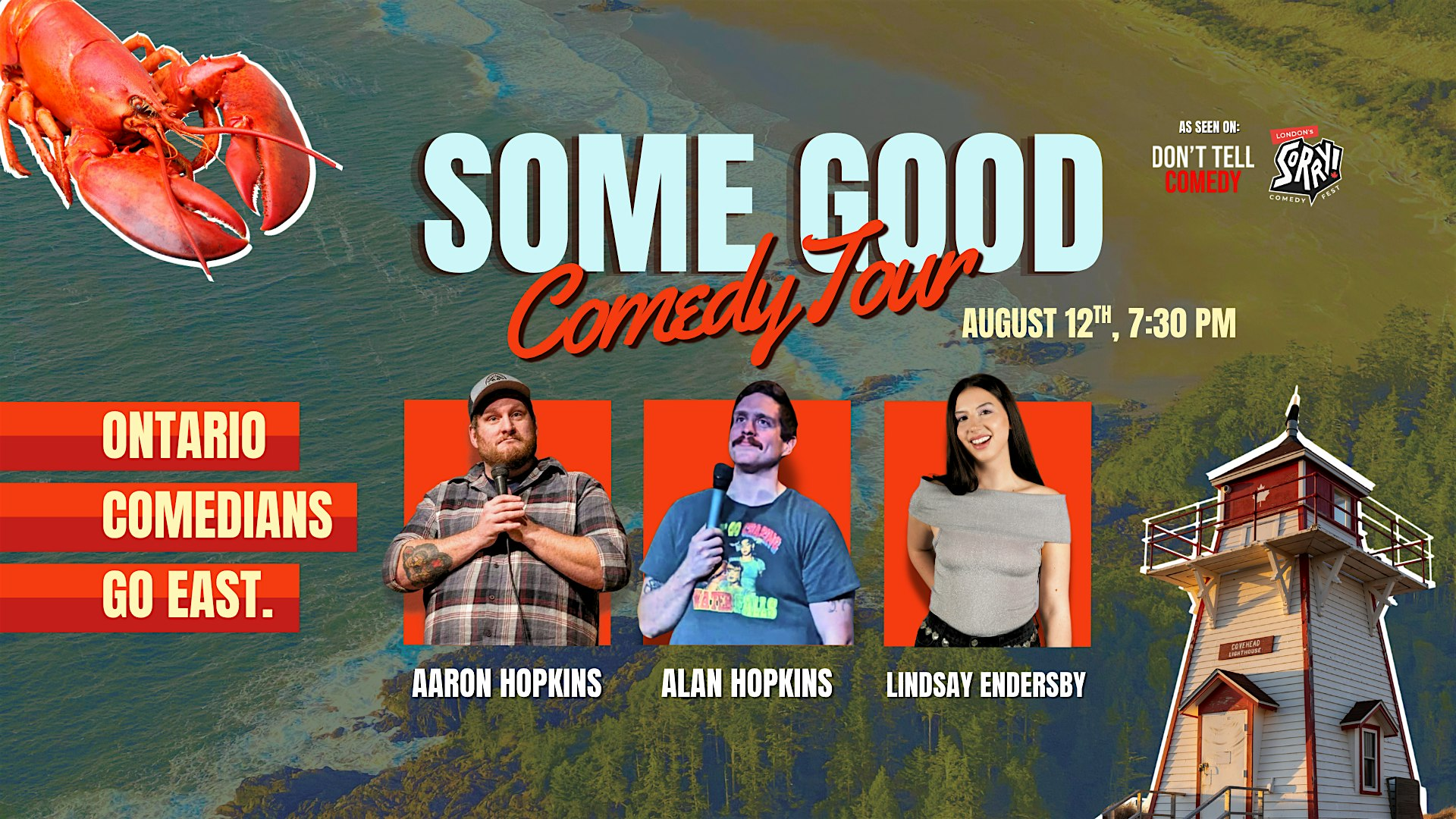 Moncton -Some Good Comedy tour | O'Creek Brewing Company