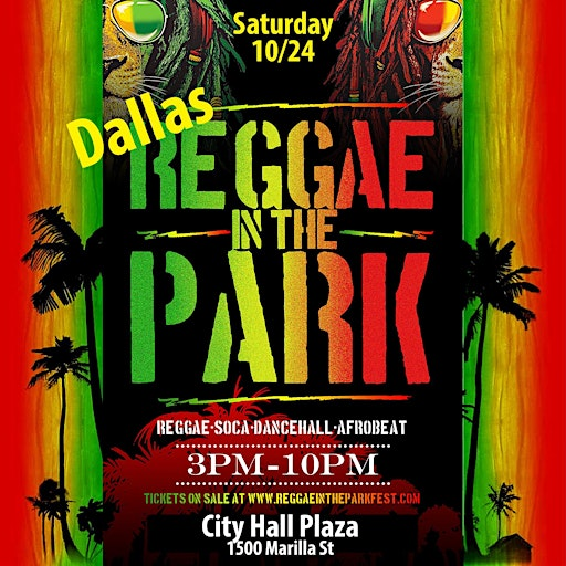 2026 Dallas Reggae in the Park Fest | City Hall Plaza Park