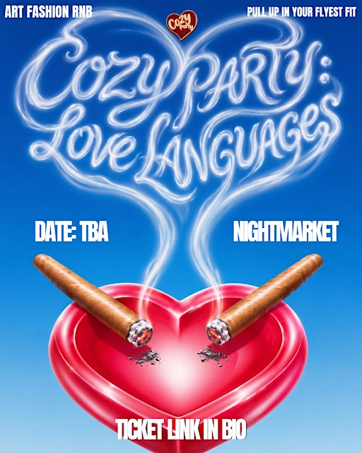 COZY PARTY: LOVE LANGUAGES | Nightmarket YXE