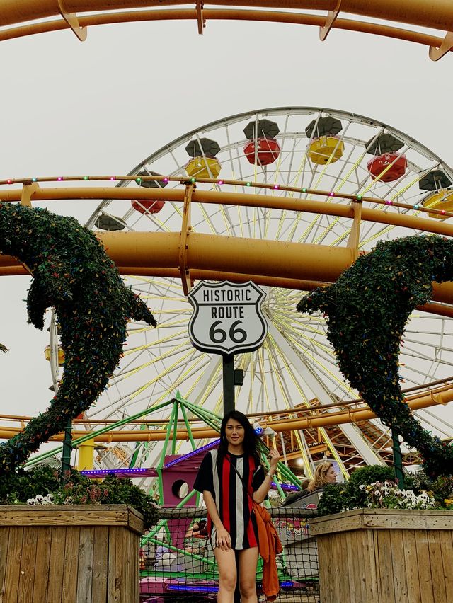 …Santa Monica Pier at Los angles ♥️