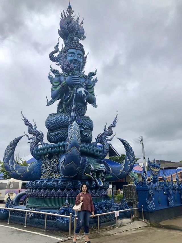 🧚🏻‍♀️ วัดร่องเสือเต้น  สืบสาน ศรัทธา สีน้ำเงิน 