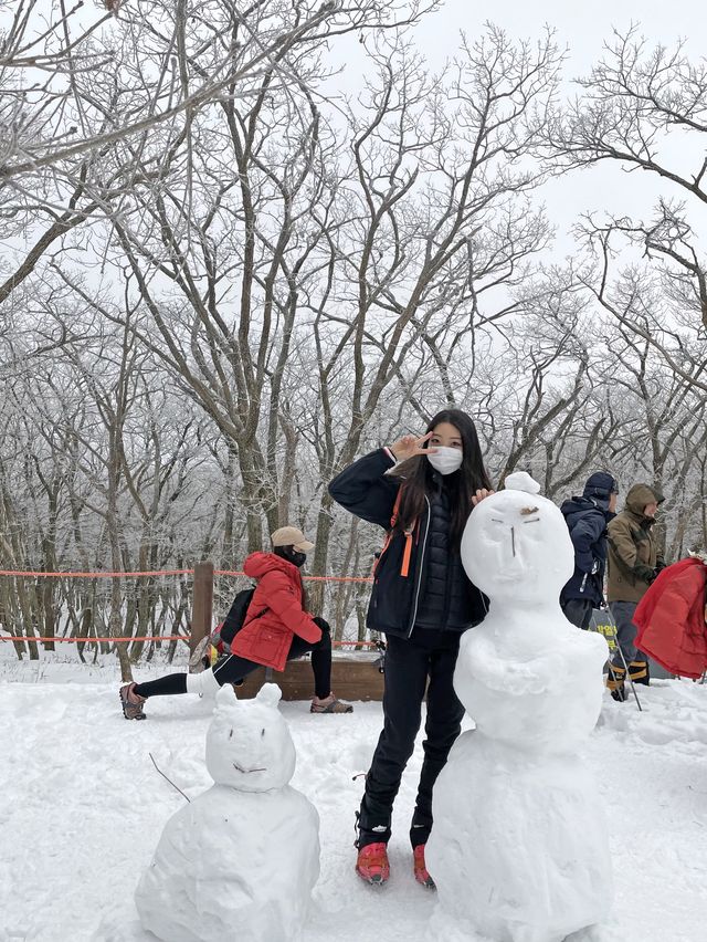 스위스 못지 않게 아름다운 한라산 설경