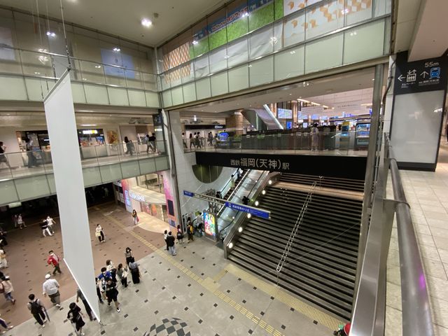 福岡観光でおぼえておきたい『福岡駅』