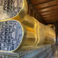 Massive Golden Reclining Buddha