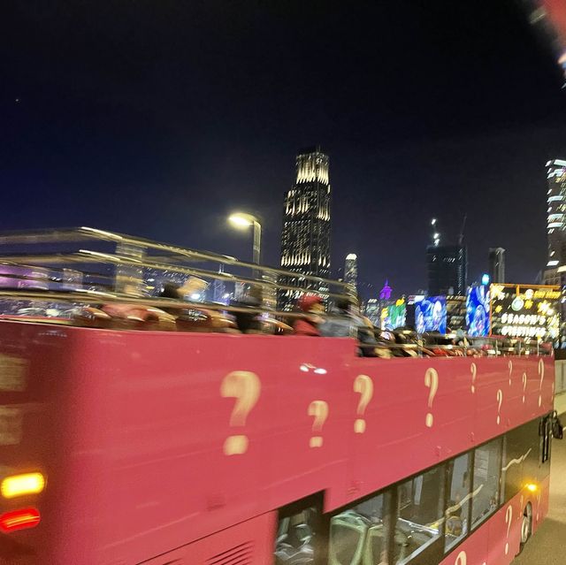 香港開篷巴士限定聖誕夜景