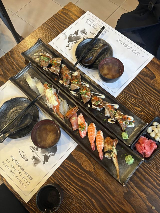 첨단에서 가장 오래된 초밥 맛집,백운