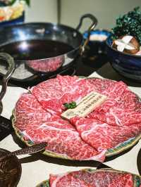 本延鍋物｜關東風壽喜燒涮涮鍋午市套餐🥩嘆日本頂級「和王」黑毛和牛