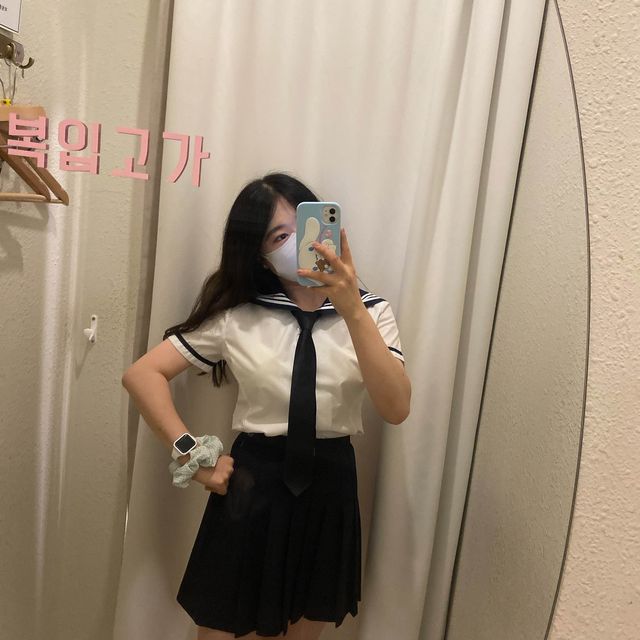 롯데월드에는 교복입고 놀러가기!🎠