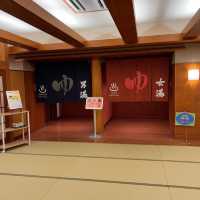 Nice buffet and Onsen