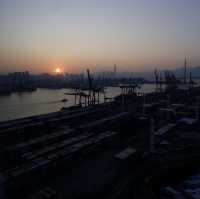 Staycation之藍巴勒海峽的日出