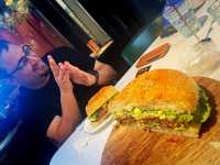 Can you eat a burger bigger than your face?NO