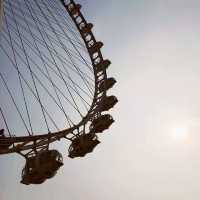 Up-close the giant wheel 😳😁😍