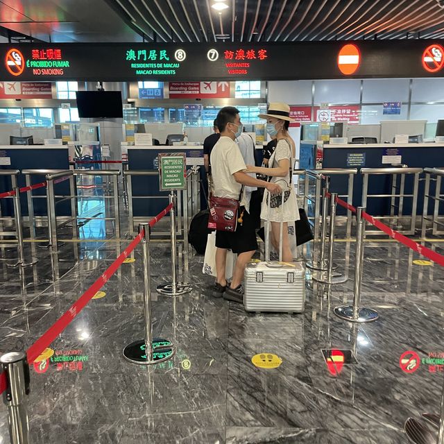 澳門機場返上海 ～ 冷清、高效