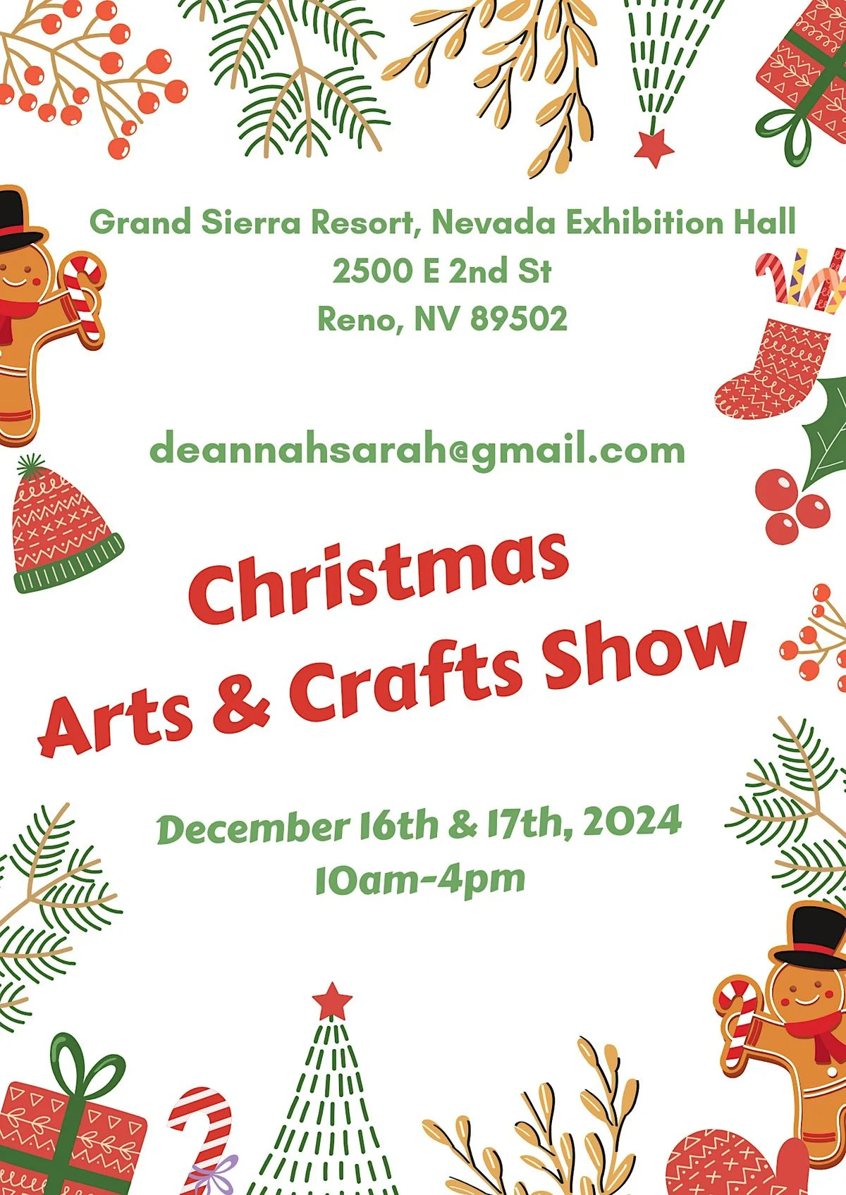 Christmas Arts and Crafts Show | Grand Sierra Resort and Casino