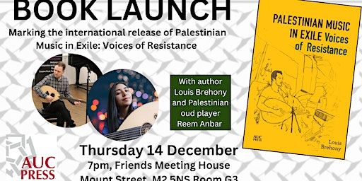 Book launch: Palestinian Music in Exile | Friends' Meeting House
