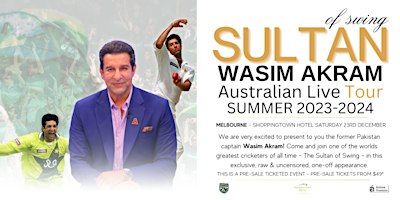 Sultan Of Swing - Wasim Akram LIVE at Shoppingtown Hotel! | Shoppingtown Hotel