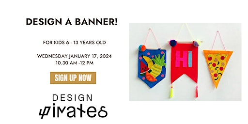 Design a Banner! KIDS WORKSHOP | the Hustle With Ease space