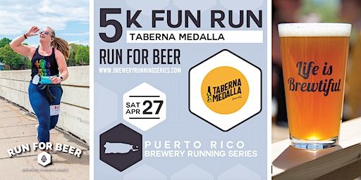5k Beer Run x Taberna Medalla | 2024 PR Brewery Running Series | Taberna Medalla