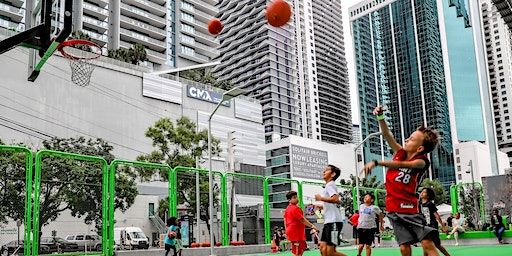 Jr. HEAT Basketball Clinic at The Underline sponsored by Swire Properties | The Underline Brickell Backyard  Urban Gym