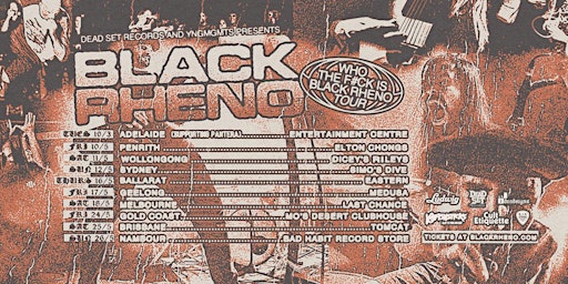 Black Rheno (NSW) - Blackbox Theatre Nambour (Support Bands TBA) | Black Box Theatre