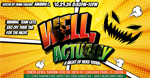 Horror Trivia Night | Tenth Level Tavern