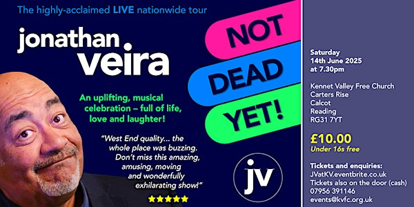 An Evening with Jonathan Veira | Kennet Valley Free Church