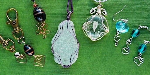 Wire Wrapped Jewellery Making Class (deposit) | Leyland Studio