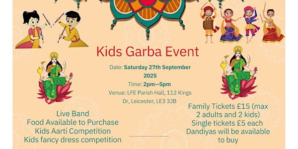 Kids Garba | LFE Parish Hall