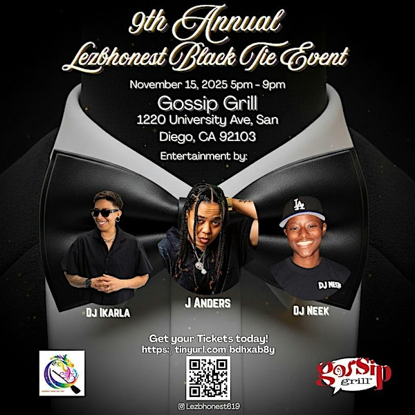 Lezbhonest Black Tie | Gossip grill