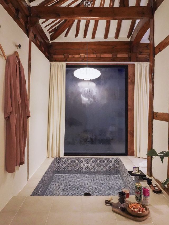 욕조 있지, 자쿠지 있지, 다례 공간 있지 숙소에 뭐가 더 피료해?✨ 