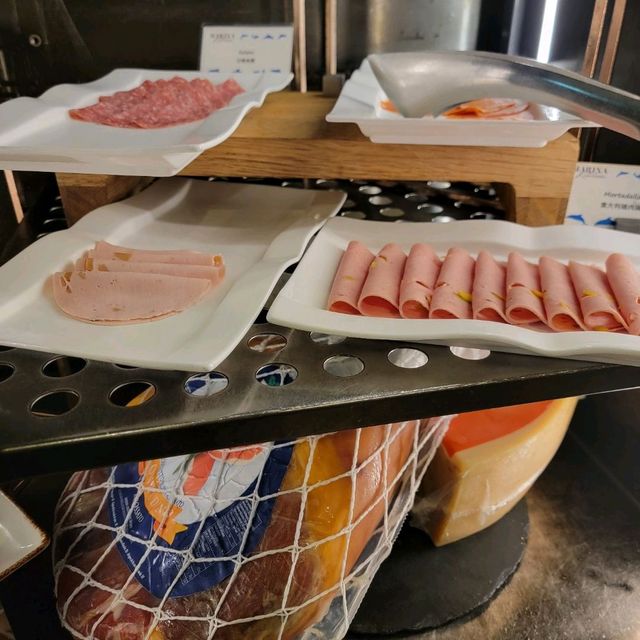 海洋公園萬豪酒店的自助早餐👍