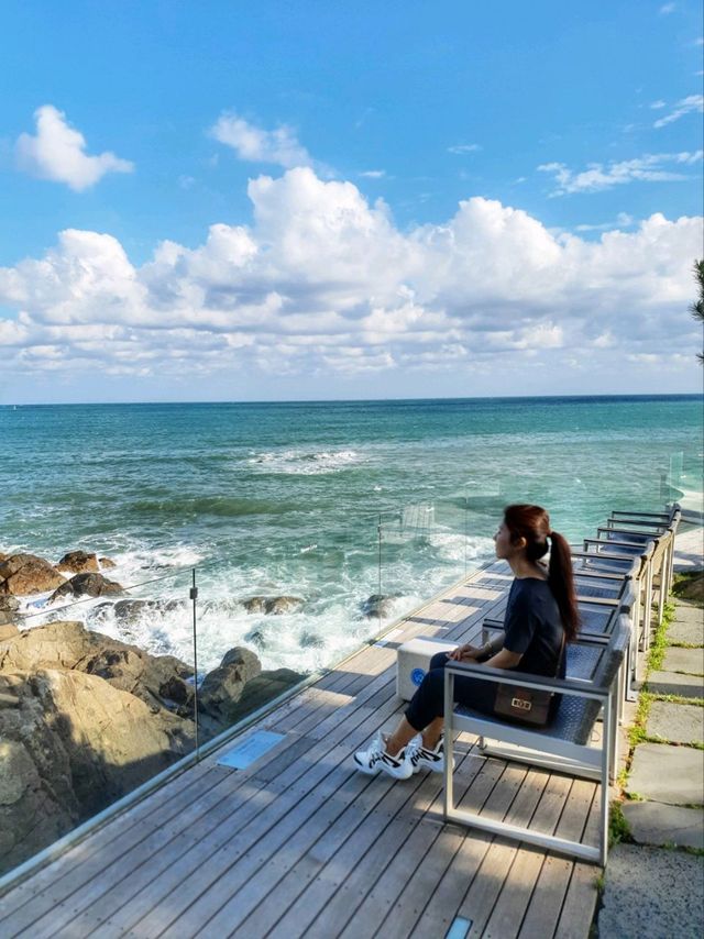 부산 최고의 오션뷰 카페, 너무 유명한 웨이브온 커피🌊