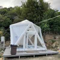 香港透明波波星空Glamping露營好去處 岩一家大細！