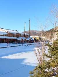 SNOW-COVERED VILLAGE