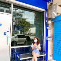 ร้านกาแฟสีน้ำเงินสุดชิคในชลบุรี 🔵