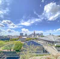 新国立競技場と新宿の街並み