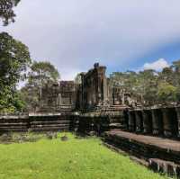 A three tiered mountain temple