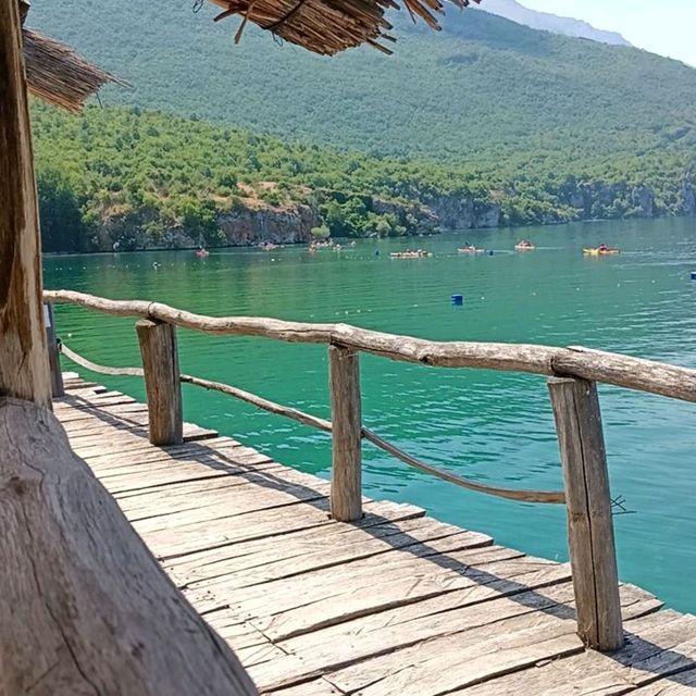 wonderful lake ohrid in macedonia