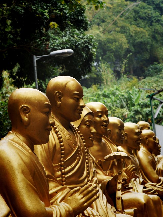 Pose with Hong Kong’s Thousand Buddhas