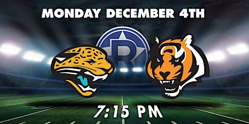 Monday Night Football- NFL Bengals vs Jaguars | The Revel Patio Grill