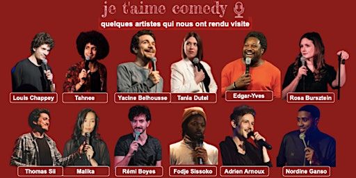 je t'aime comedy : 1H de stand-up avec des artistes confirmé-es depuis 2020 | SCANDLE