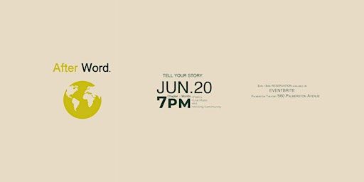 After Word. Chapter 3: Worlds- POETRY & ART in Palmerston Theatre Toronto | Toronto Public Library - Palmerston Branch
