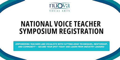 National Voice Teacher Symposium | Allard Hall