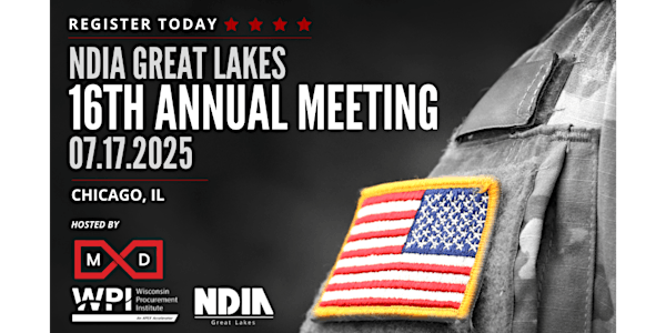 16th ANNUAL NDIA GREAT LAKES CHAPTER MEETING | MxD