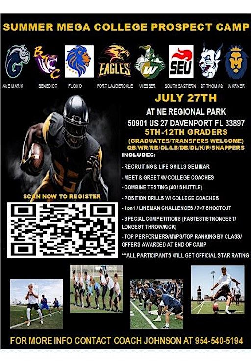 SUMMER MEGA COLLEGE PROSPECT CAMP JULY 27TH | Northeast Regional Park